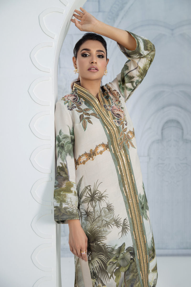 Shamaeel Ansari | Daily Pret Wear | ECK - 03 -  Shamaeel Ansari Luxury - Original Designer Dress - House of Maryam