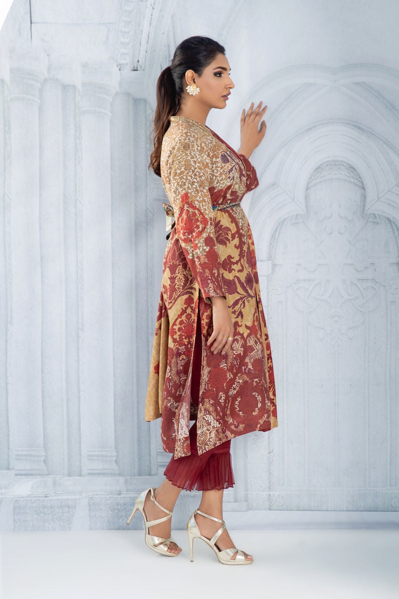 Shamaeel Ansari | Daily Pret Wear | ECK - 04 -  Shamaeel Ansari Luxury - Original Designer Dress - House of Maryam