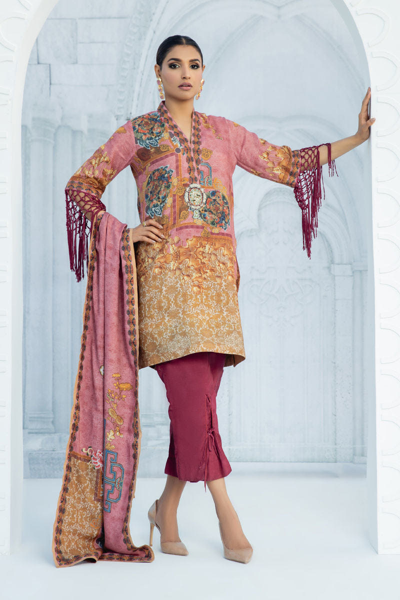 Shamaeel Ansari | Daily Pret Wear | ECK - 05 -  Shamaeel Ansari Luxury - Original Designer Dress - House of Maryam