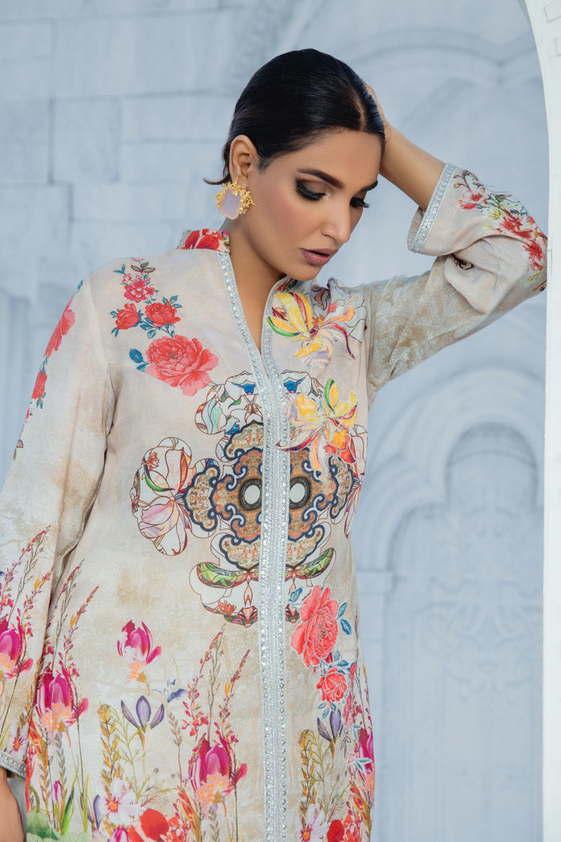 Shamaeel Ansari | Daily Pret Wear | ECK - 06 -  Shamaeel Ansari Luxury - Original Designer Dress - House of Maryam