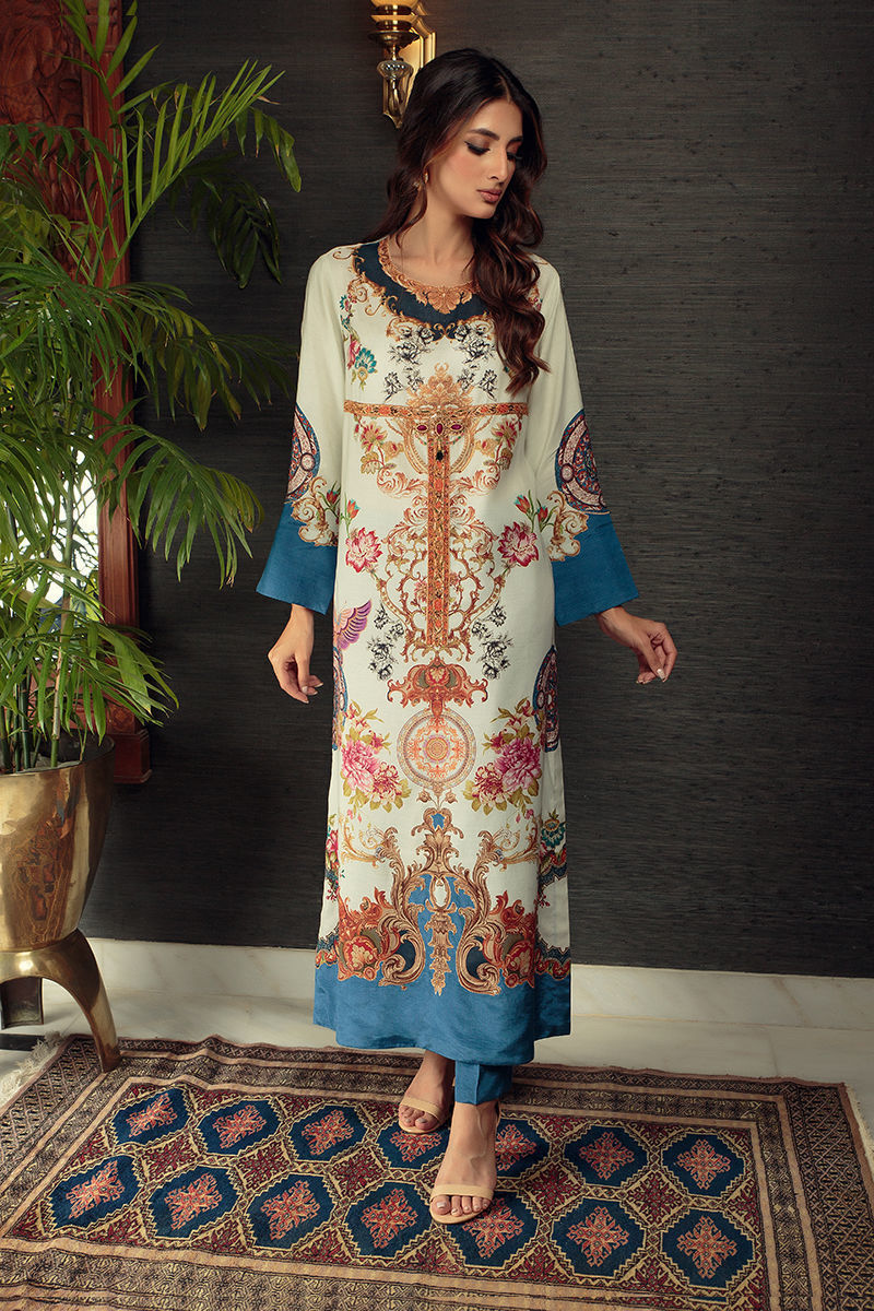 Shamaeel Ansari | Daily Pret Wear | ECK-12 by Designer Shamaeel Ansari - House of Maryam - Pakistani Designer Ethnic Wear in {{ shop.shopifyCountryName }}