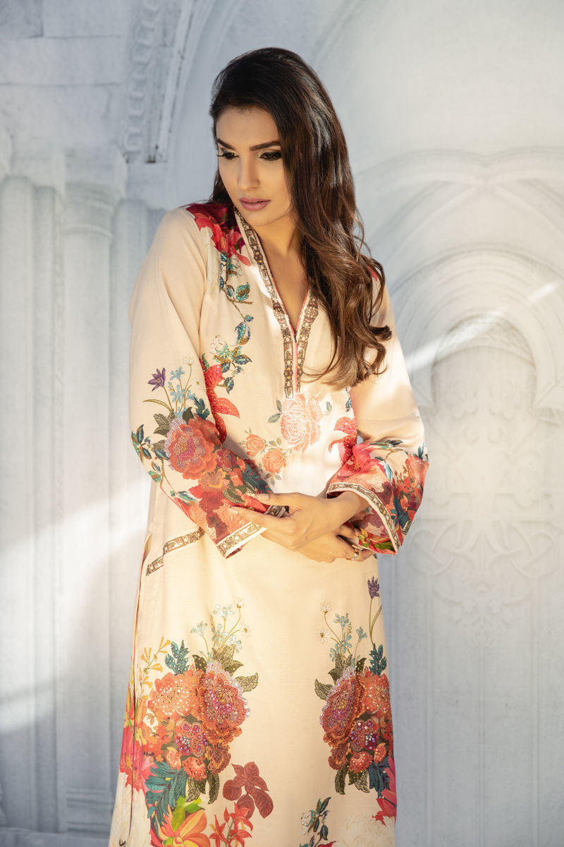 Shamaeel Ansari | Daily Pret Wear | ECK - 01 -  Shamaeel Ansari Luxury - Original Designer Dress - House of Maryam