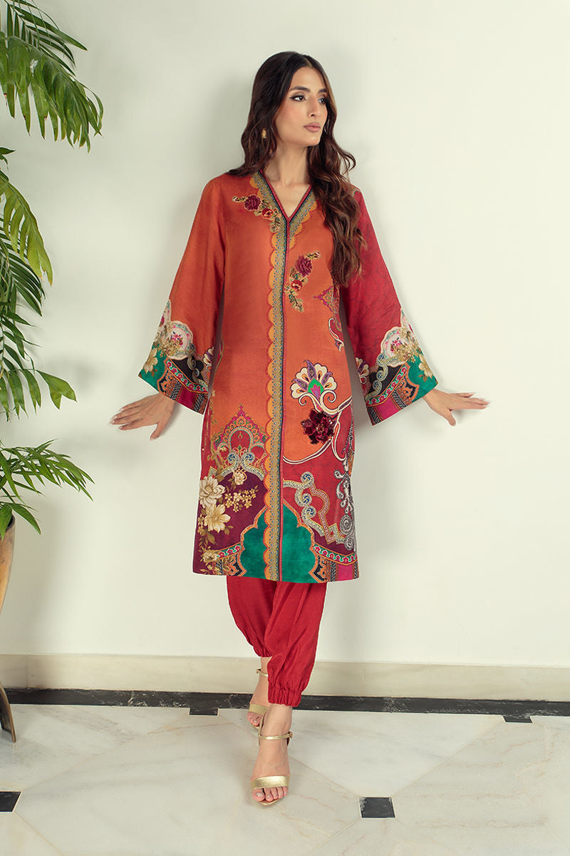 Shamaeel Ansari | Daily Pret Wear | ECK-07 by Designer Shamaeel Ansari - House of Maryam - Pakistani Designer Ethnic Wear in {{ shop.shopifyCountryName }}