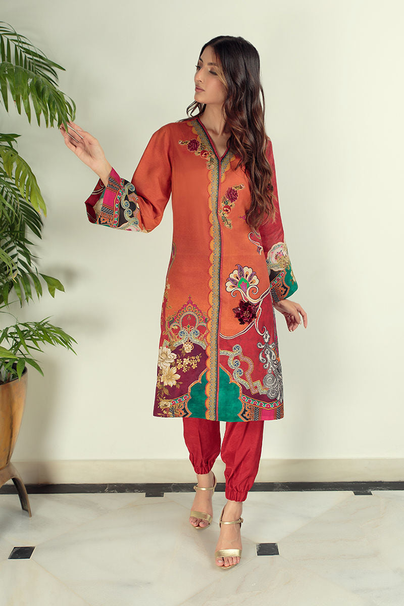Shamaeel Ansari | Daily Pret Wear | ECK-07 -  Shamaeel Ansari Luxury - Original Designer Dress - House of Maryam