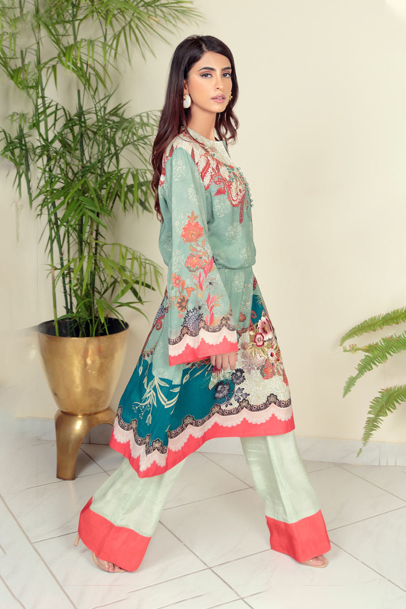 Shamaeel Ansari | Daily Pret Wear | ECK - 16 -  Shamaeel Ansari Luxury - Original Designer Dress - House of Maryam