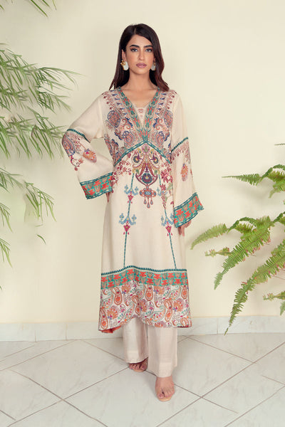 Shamaeel Ansari | Daily Pret Wear | ECK - 14 -  Shamaeel Ansari Luxury - Original Designer Dress - House of Maryam