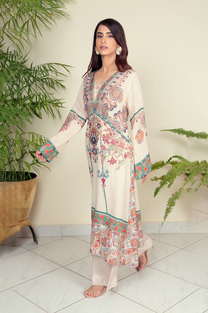 Shamaeel Ansari | Daily Pret Wear | ECK - 14 -  Shamaeel Ansari Luxury - Original Designer Dress - House of Maryam
