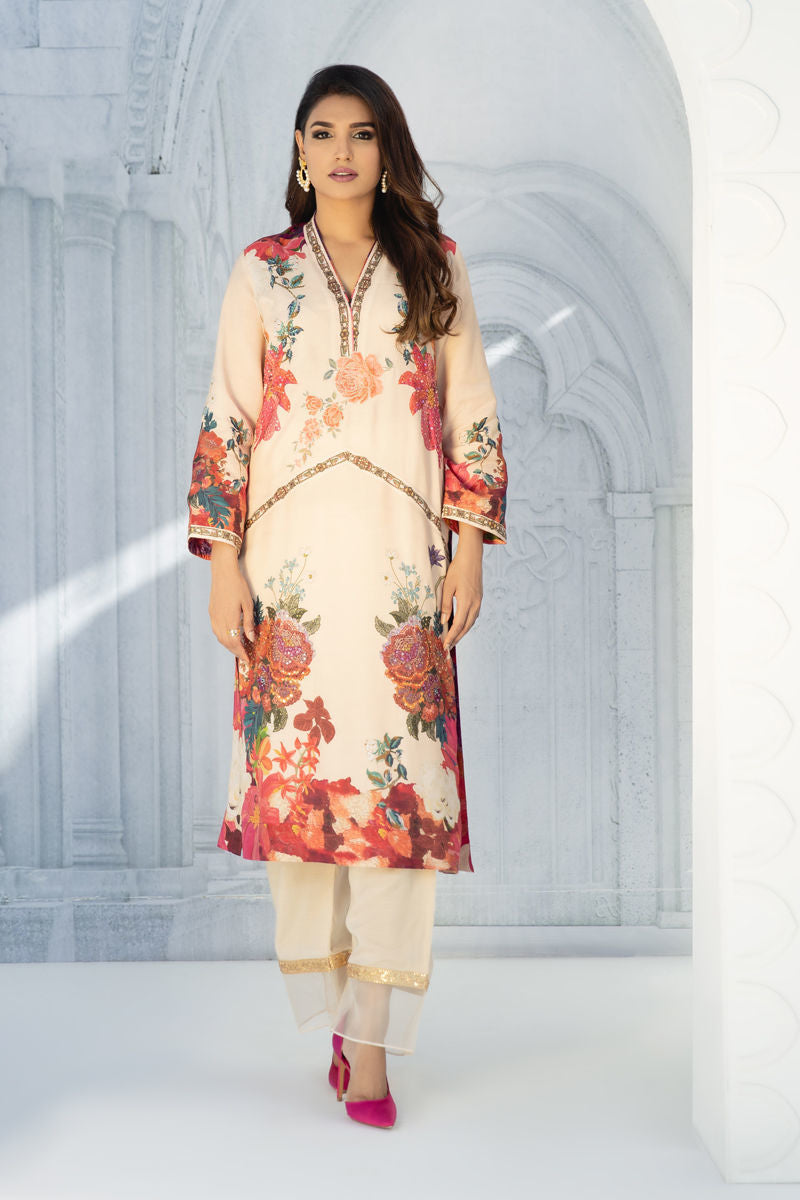Shamaeel Ansari | Daily Pret Wear | ECK - 01 -  Shamaeel Ansari Luxury - Original Designer Dress - House of Maryam
