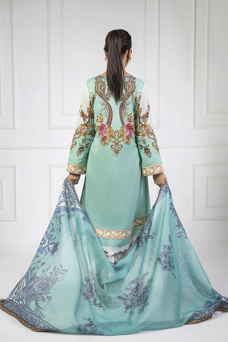 Shamaeel Ansari | Lawn 24 | LV112 -  Shamaeel Ansari Luxury - Original Designer Dress - House of Maryam