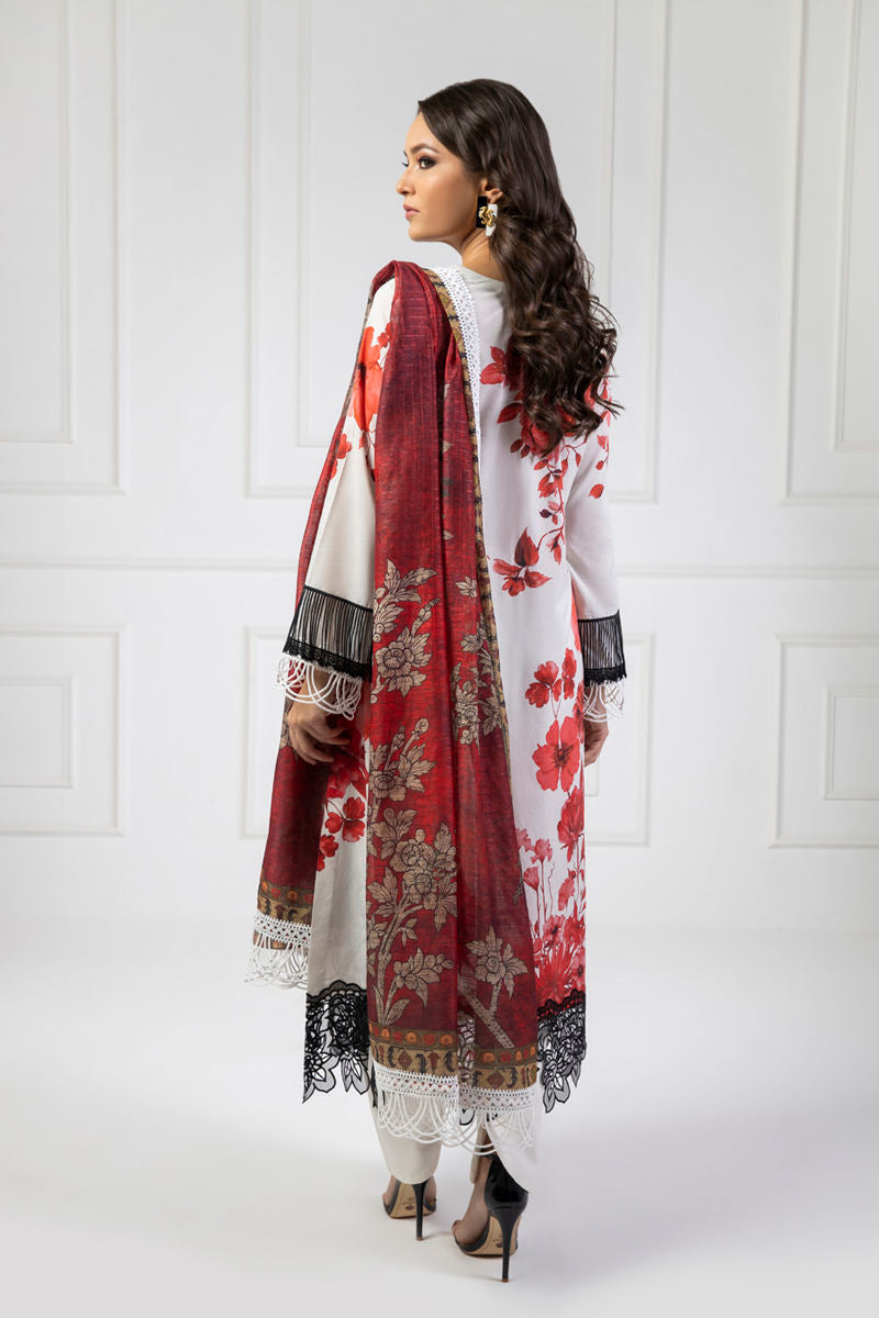 Shamaeel Ansari | Lawn 24 | LV114 -  Shamaeel Ansari Luxury - Original Designer Dress - House of Maryam