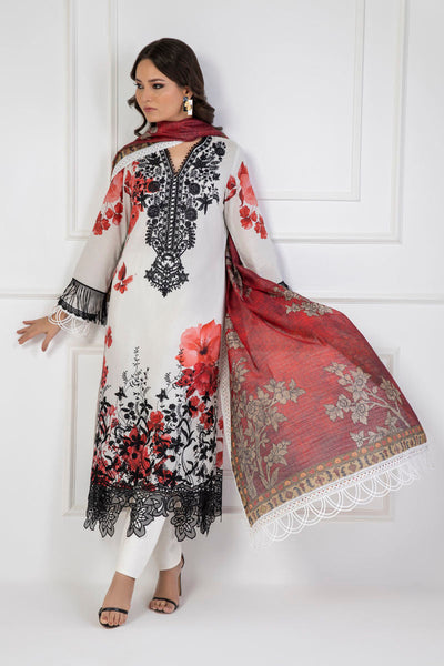 Shamaeel Ansari | Lawn 24 | LV114 -  Shamaeel Ansari Luxury - Original Designer Dress - House of Maryam