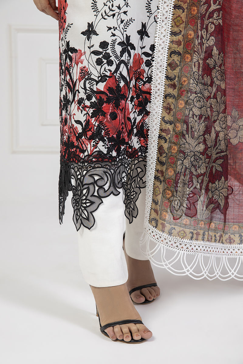 Shamaeel Ansari | Lawn 24 | LV114 -  Shamaeel Ansari Luxury - Original Designer Dress - House of Maryam