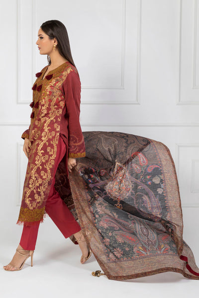 Shamaeel Ansari | Lawn 24 | LV115 -  Shamaeel Ansari Luxury - Original Designer Dress - House of Maryam