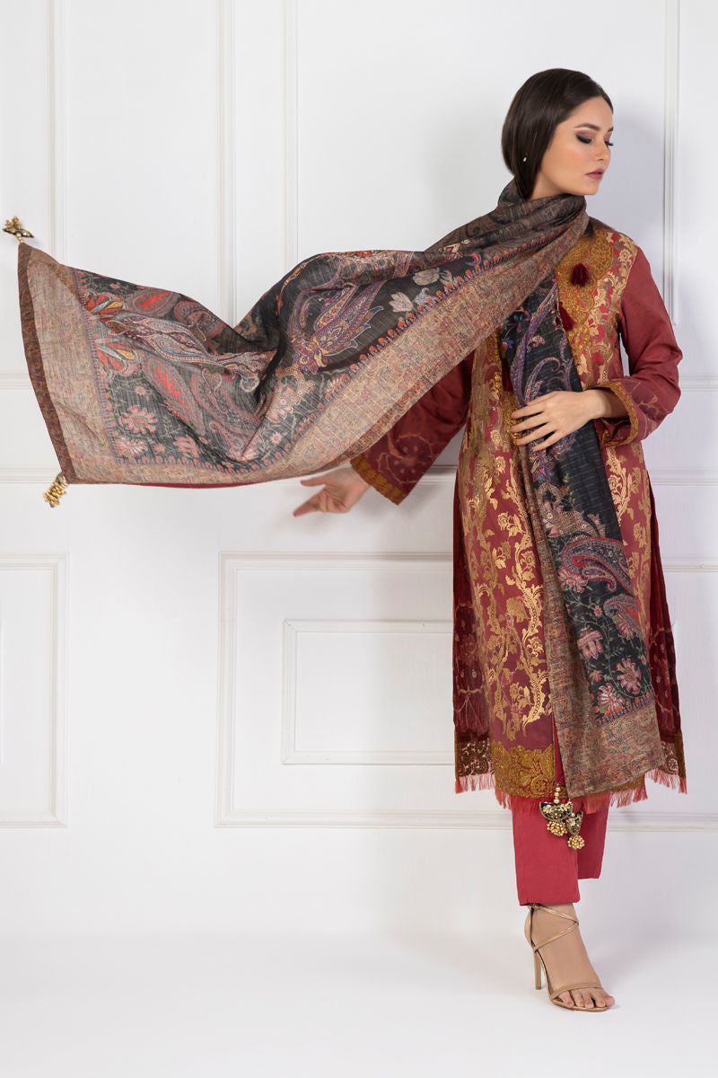 Shamaeel Ansari | Lawn 24 | LV115 -  Shamaeel Ansari Luxury - Original Designer Dress - House of Maryam