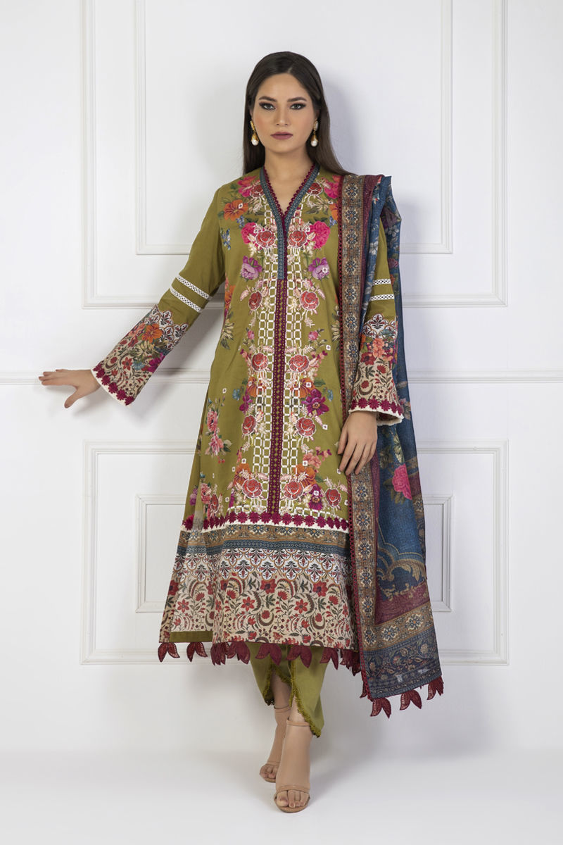 Shamaeel Ansari | Lawn 24 | LV116 -  Shamaeel Ansari Luxury -  House of Maryam