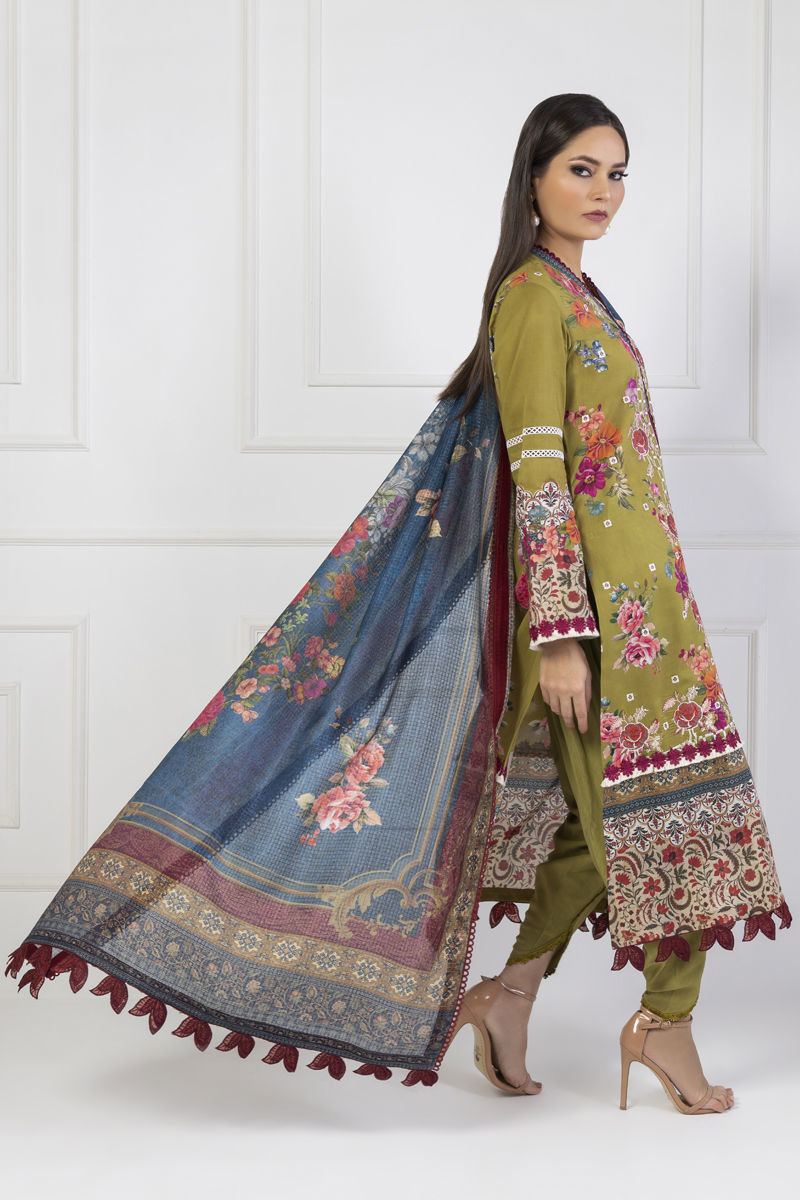 Shamaeel Ansari | Lawn 24 | LV116 -  Shamaeel Ansari Luxury - Original Designer Dress - House of Maryam