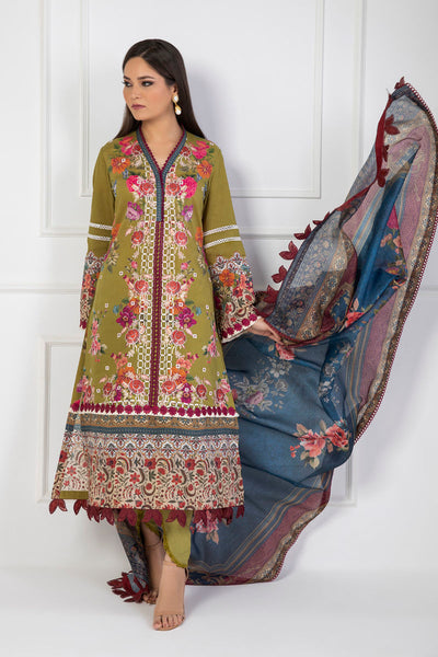 Shamaeel Ansari | Lawn 24 | LV116 -  Shamaeel Ansari Luxury - Original Designer Dress - House of Maryam