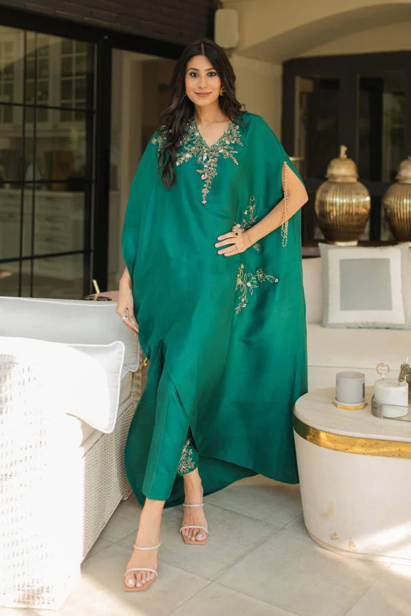 Jeem | Luxury Pret | SIA GREEN by Designer Jeem - House of Maryam - Pakistani Designer Ethnic Wear in {{ shop.shopifyCountryName }}