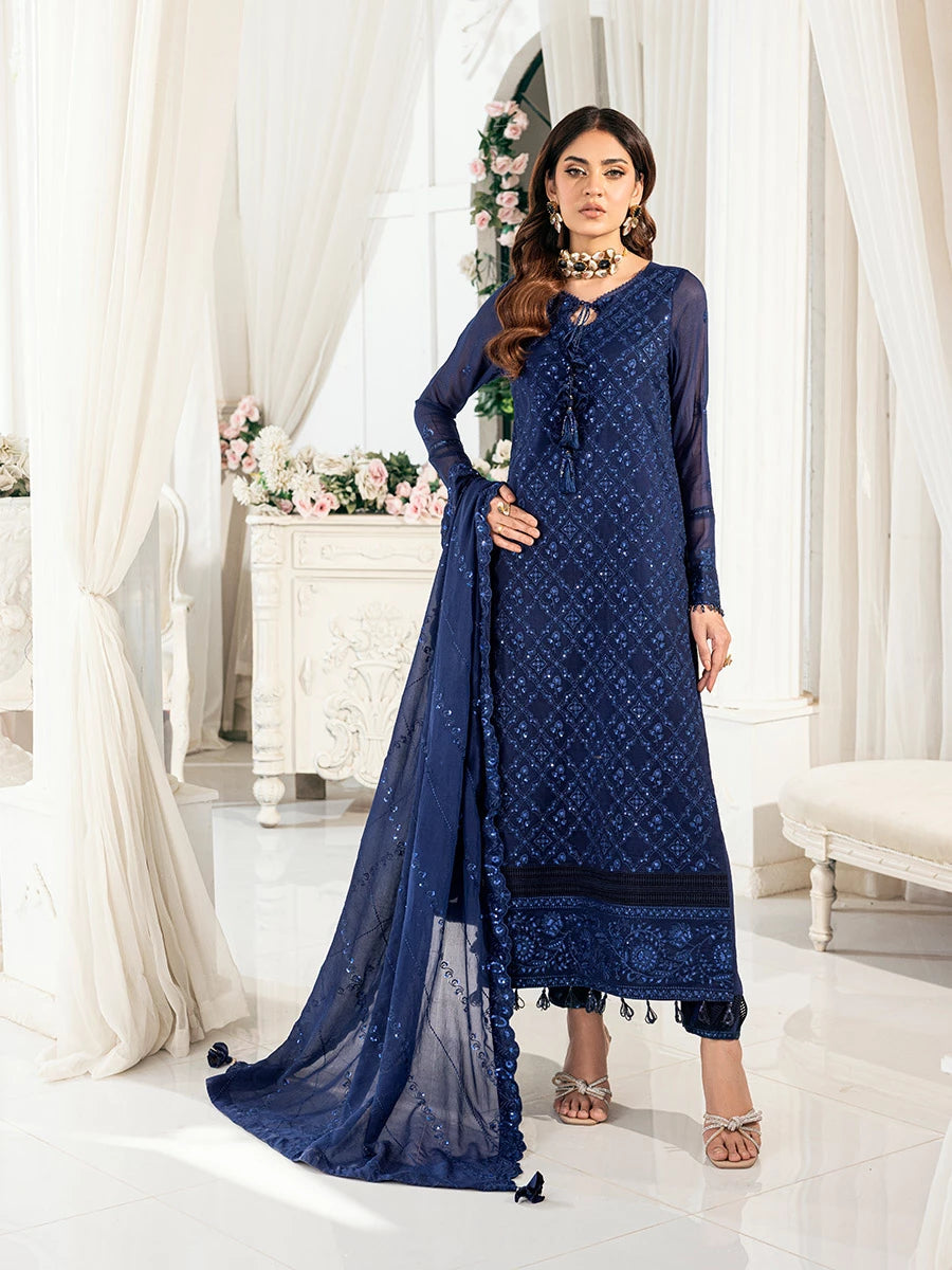 Salitex | Signature Festive Chiffon | SUNS7CH042UT -  Salitex Ladies Clothes - Original Designer Dress - House of Maryam