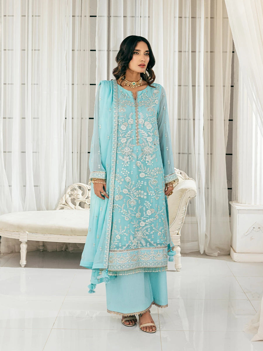 Salitex | Signature Festive Chiffon | SUNS7CH043UT -  Salitex Ladies Clothes -  House of Maryam