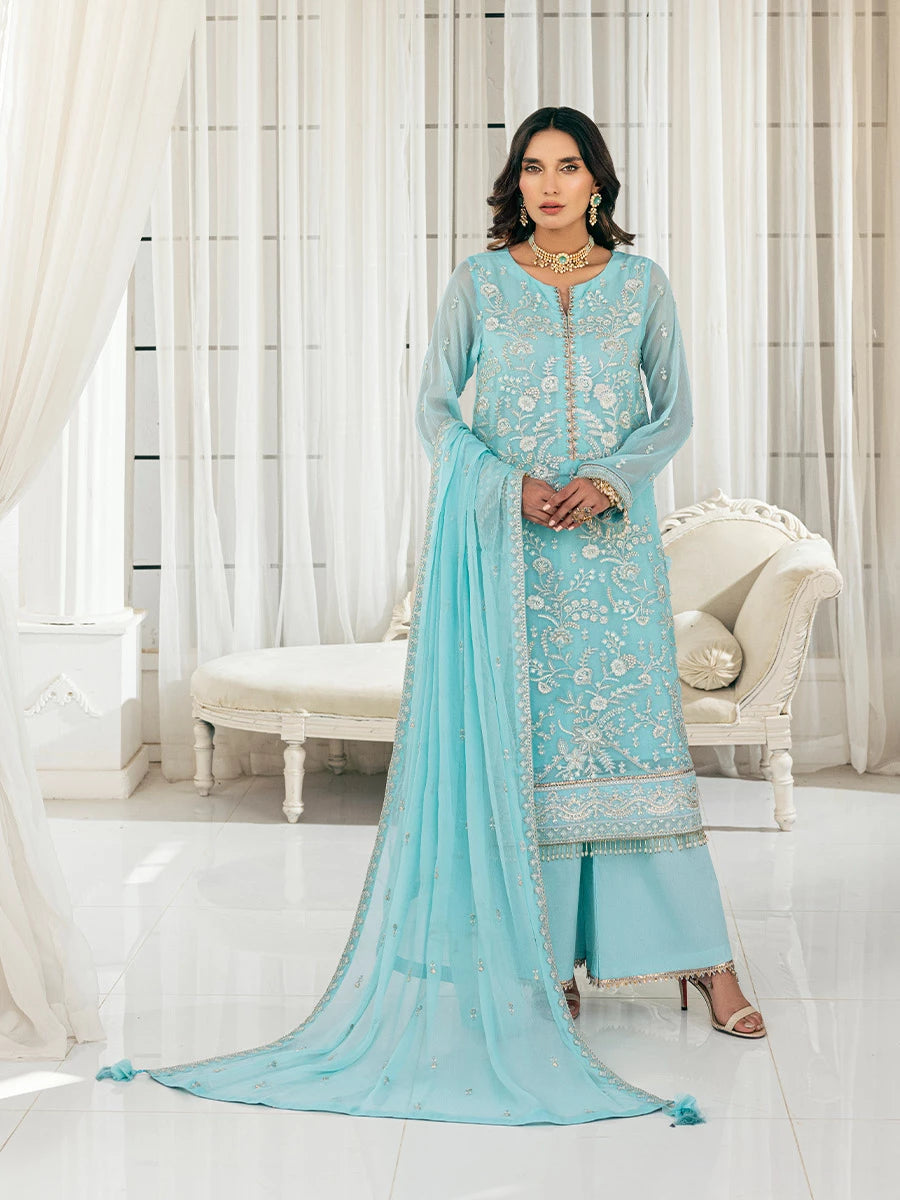 Salitex | Signature Festive Chiffon | SUNS7CH043UT -  Salitex Ladies Clothes - Original Designer Dress - House of Maryam