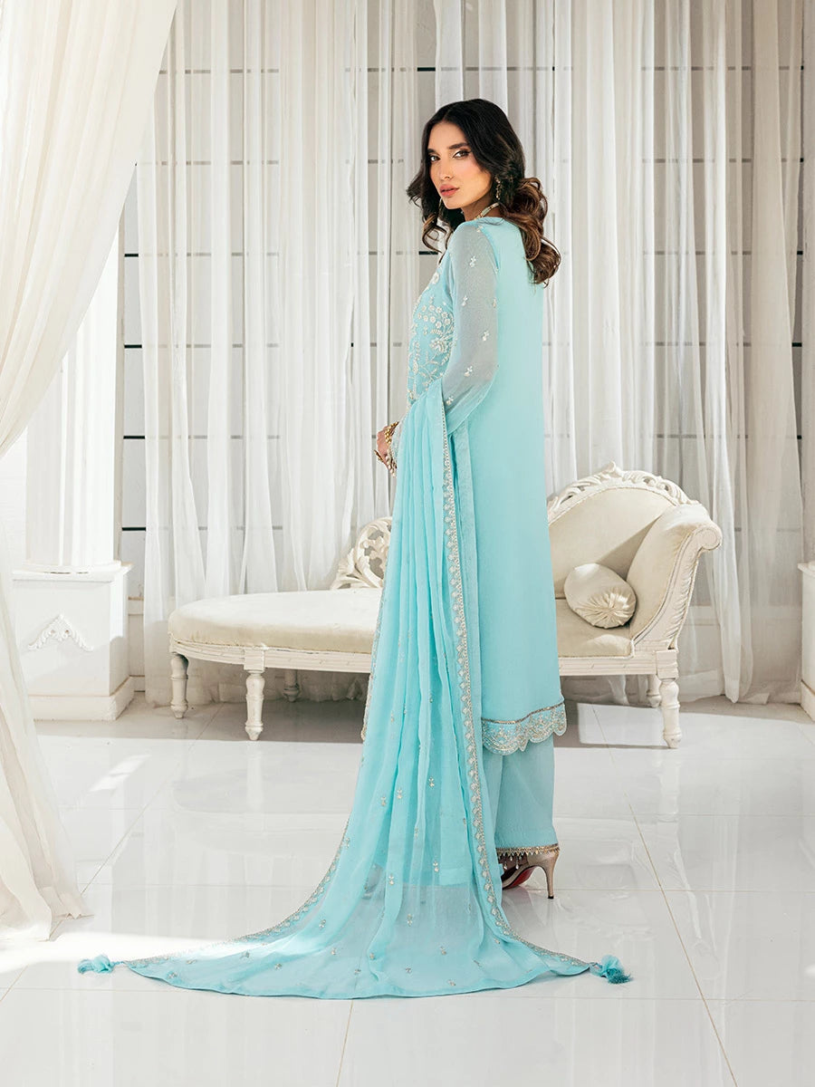 Salitex | Signature Festive Chiffon | SUNS7CH043UT -  Salitex Ladies Clothes - Original Designer Dress - House of Maryam