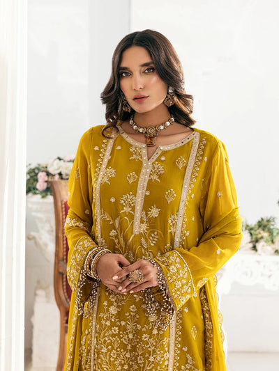 Salitex | Signature Festive Chiffon | SUNS7CH041UT -  Salitex Ladies Clothes - Original Designer Dress - House of Maryam