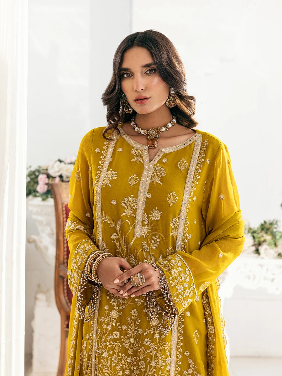 Salitex | Signature Festive Chiffon | SUNS7CH041UT -  Salitex Ladies Clothes - Original Designer Dress - House of Maryam