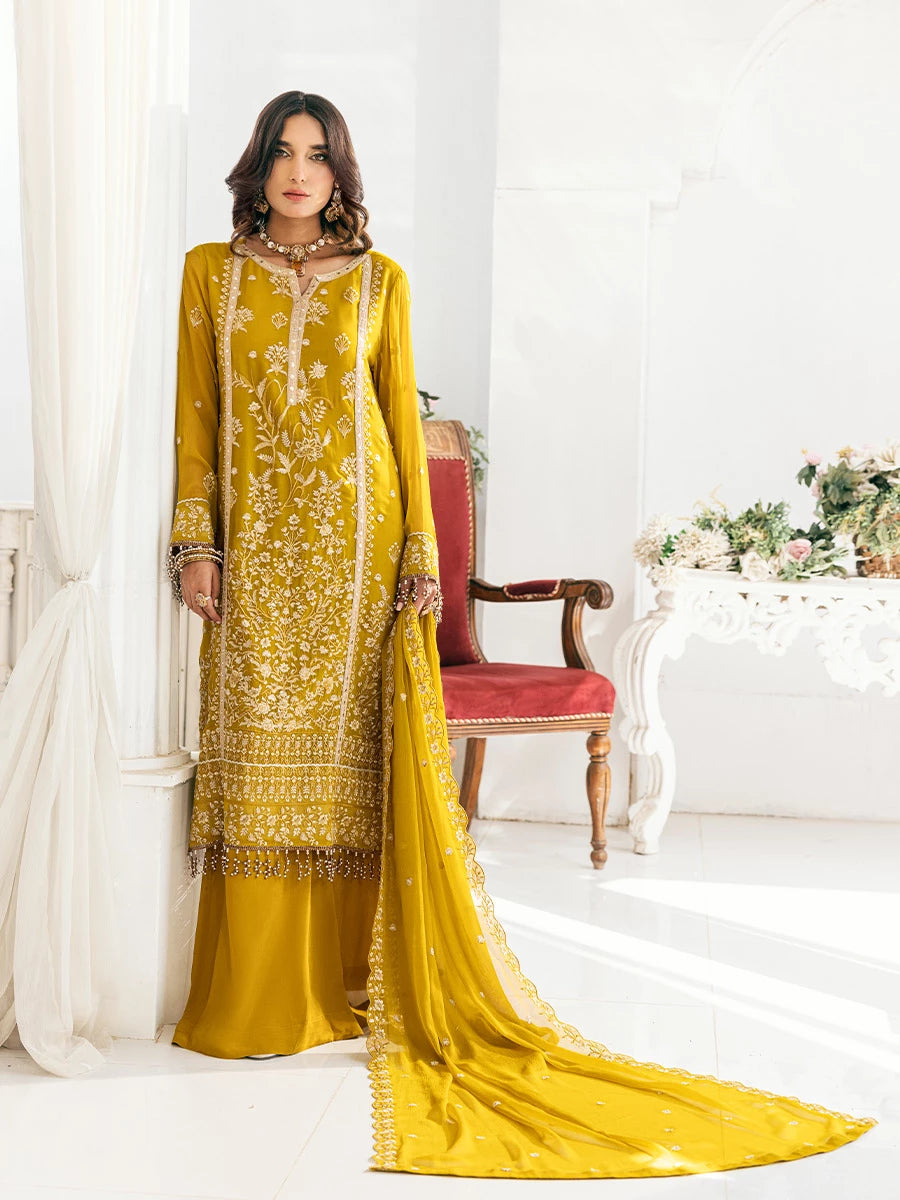 Salitex | Signature Festive Chiffon | SUNS7CH041UT -  Salitex Ladies Clothes - Original Designer Dress - House of Maryam