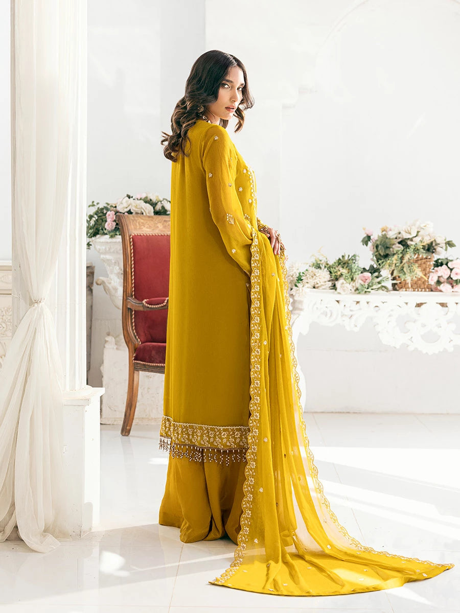 Salitex | Signature Festive Chiffon | SUNS7CH041UT -  Salitex Ladies Clothes - Original Designer Dress - House of Maryam