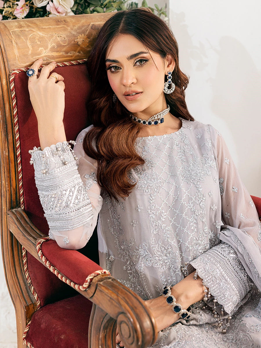 Salitex | Signature Festive Chiffon | SUNS7CH034UT -  Salitex Ladies Clothes - Original Designer Dress - House of Maryam