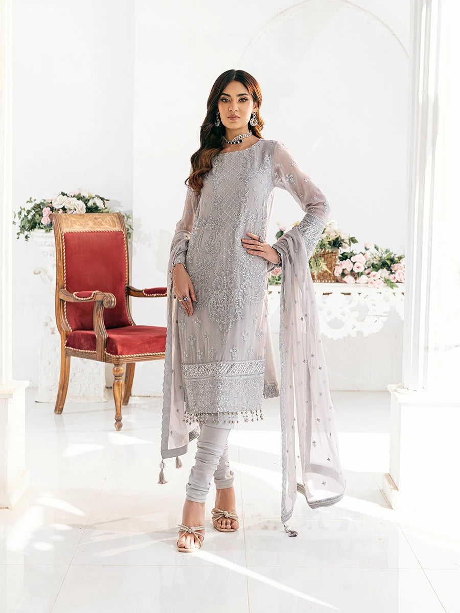 Salitex | Signature Festive Chiffon | SUNS7CH034UT -  Salitex Ladies Clothes - Original Designer Dress - House of Maryam