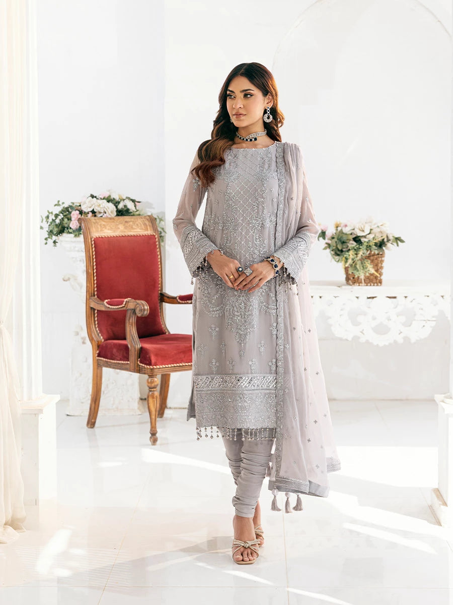 Salitex | Signature Festive Chiffon | SUNS7CH034UT -  Salitex Ladies Clothes - Original Designer Dress - House of Maryam