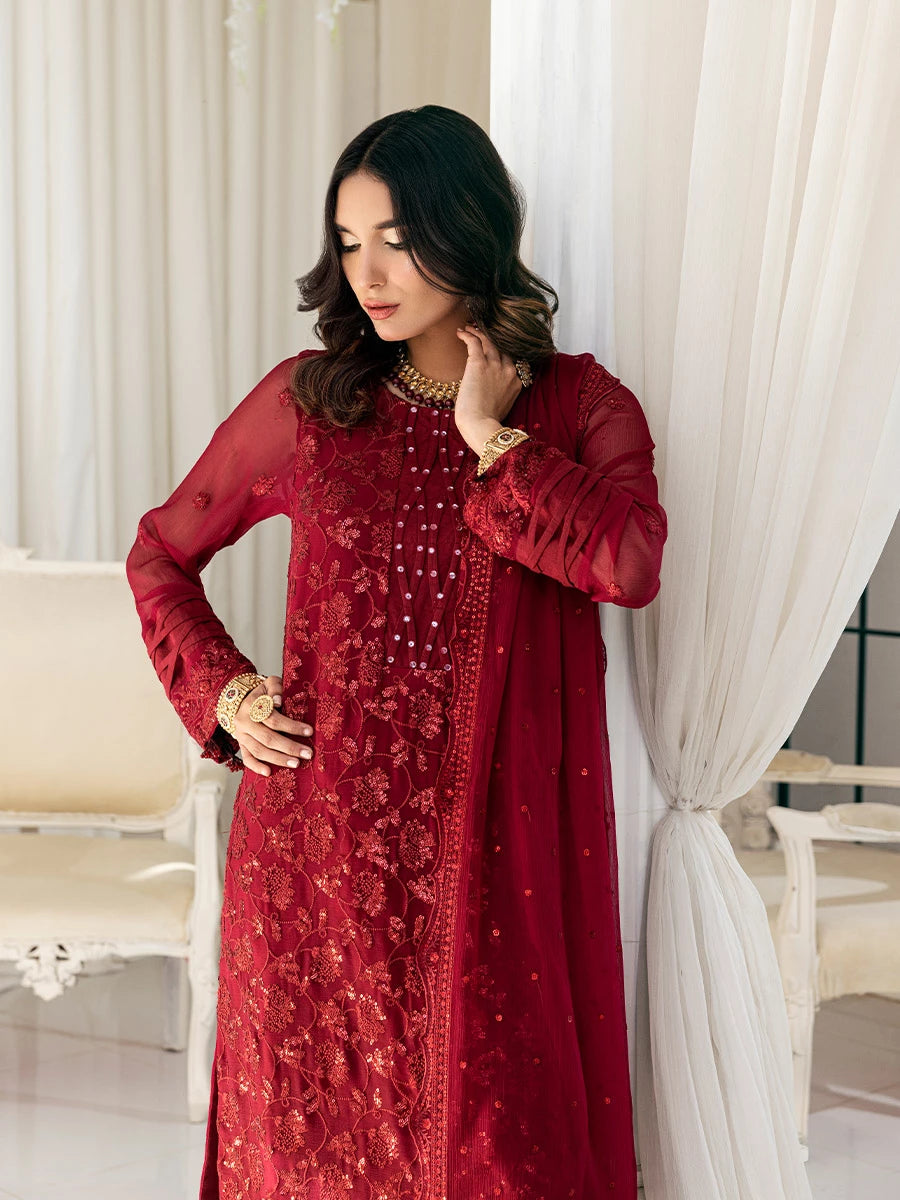 Salitex | Signature Festive Chiffon | SUNS7CH026UT -  Salitex Ladies Clothes - Original Designer Dress - House of Maryam