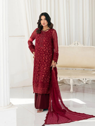Salitex | Signature Festive Chiffon | SUNS7CH026UT -  Salitex Ladies Clothes - Original Designer Dress - House of Maryam