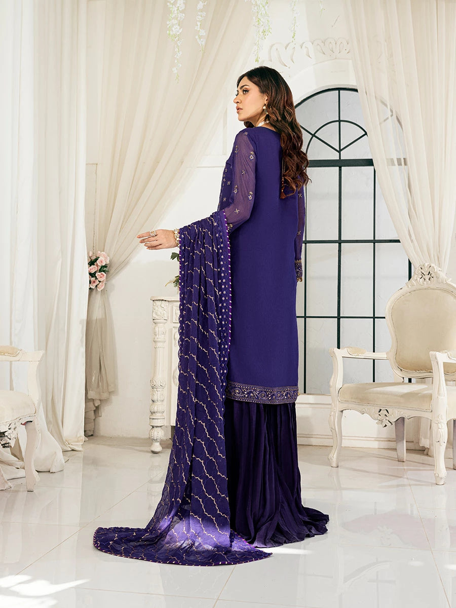Salitex | Signature Festive Chiffon | SUNS7CH046UT -  Salitex Ladies Clothes - Original Designer Dress - House of Maryam