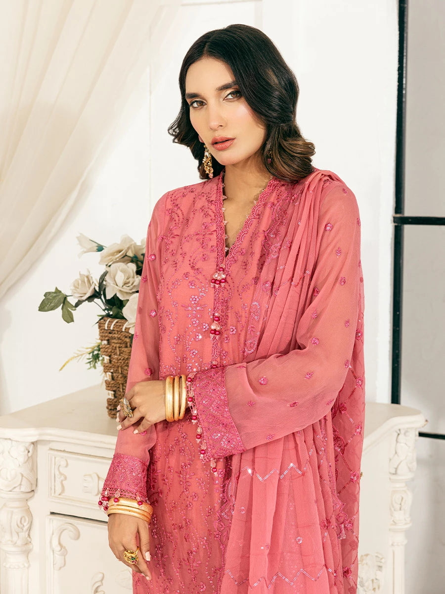 Salitex | Signature Festive Chiffon | SUNS7CH025UT -  Salitex Ladies Clothes - Original Designer Dress - House of Maryam