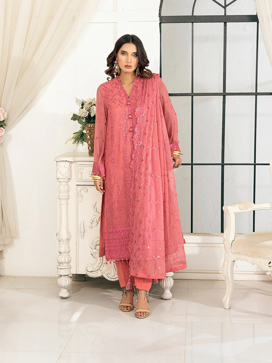 Salitex | Signature Festive Chiffon | SUNS7CH025UT -  Salitex Ladies Clothes - Original Designer Dress - House of Maryam