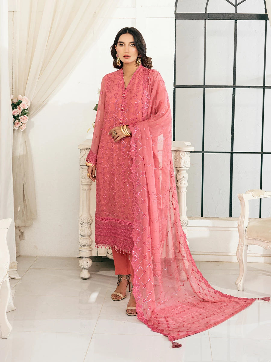 Salitex | Signature Festive Chiffon | SUNS7CH025UT -  Salitex Ladies Clothes - Original Designer Dress - House of Maryam