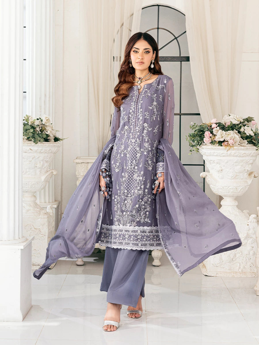 Salitex | Signature Festive Chiffon | SUNS7CH047UT -  Salitex Ladies Clothes - Original Designer Dress - House of Maryam