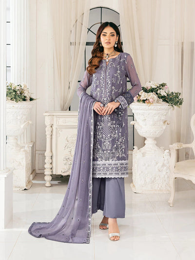 Salitex | Signature Festive Chiffon | SUNS7CH047UT -  Salitex Ladies Clothes - Original Designer Dress - House of Maryam
