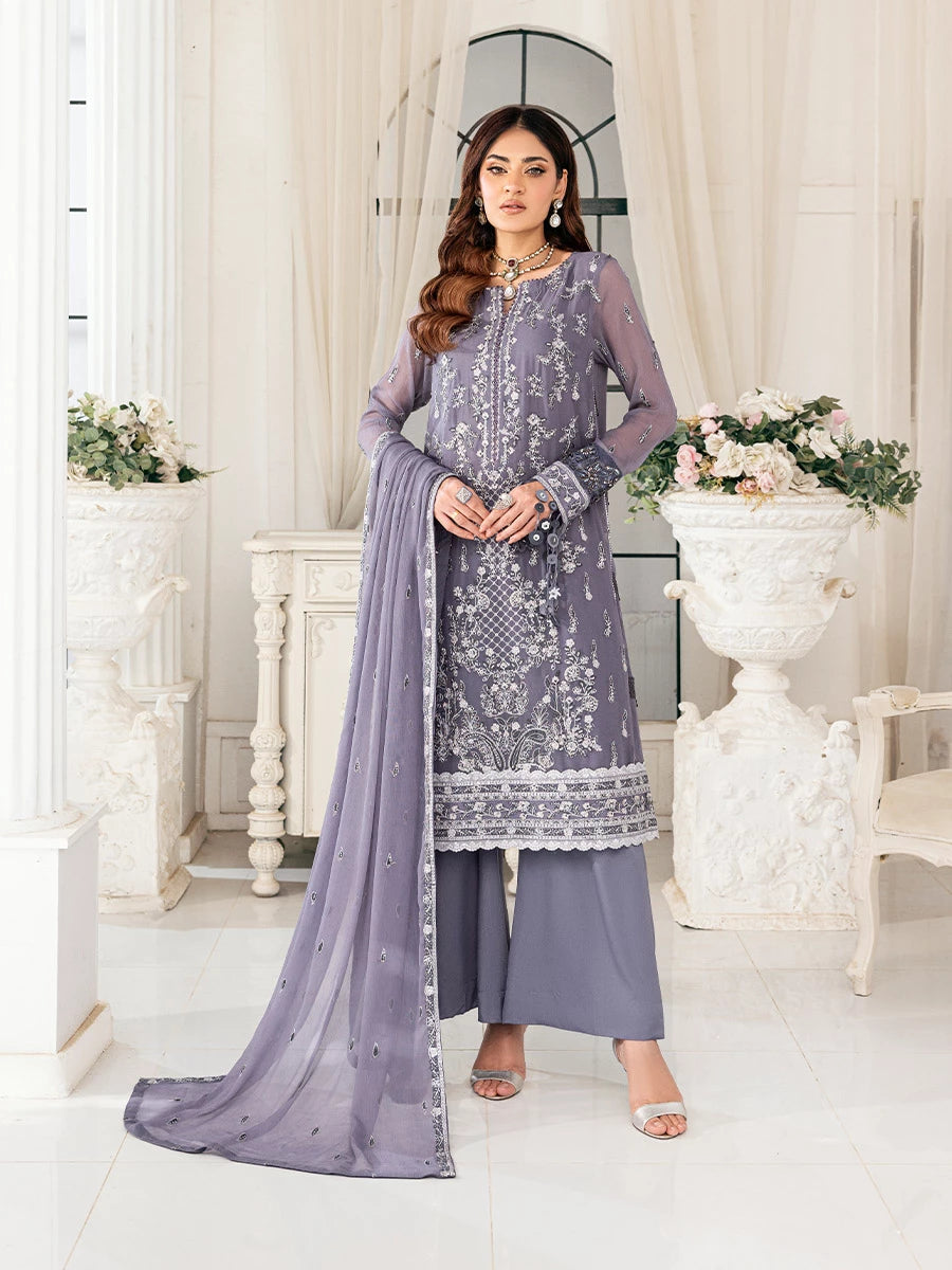 Salitex | Signature Festive Chiffon | SUNS7CH047UT -  Salitex Ladies Clothes - Original Designer Dress - House of Maryam