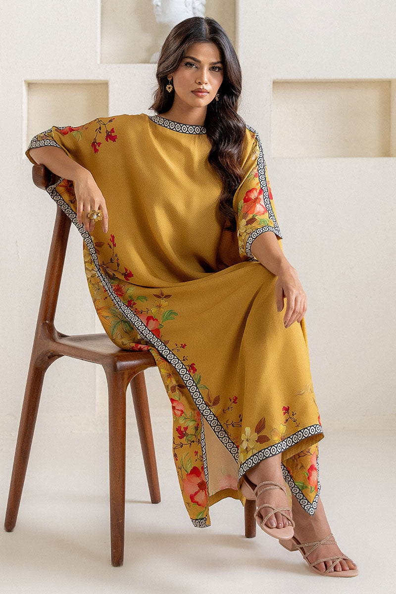Cross Stitch | Exclusive Pret | Marigold Muse Printed Silk Shirt
