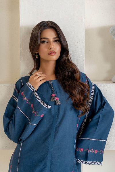 Cross Stitch | Exclusive Pret | Midnight Navy-2PC (Shirt & Trouser)