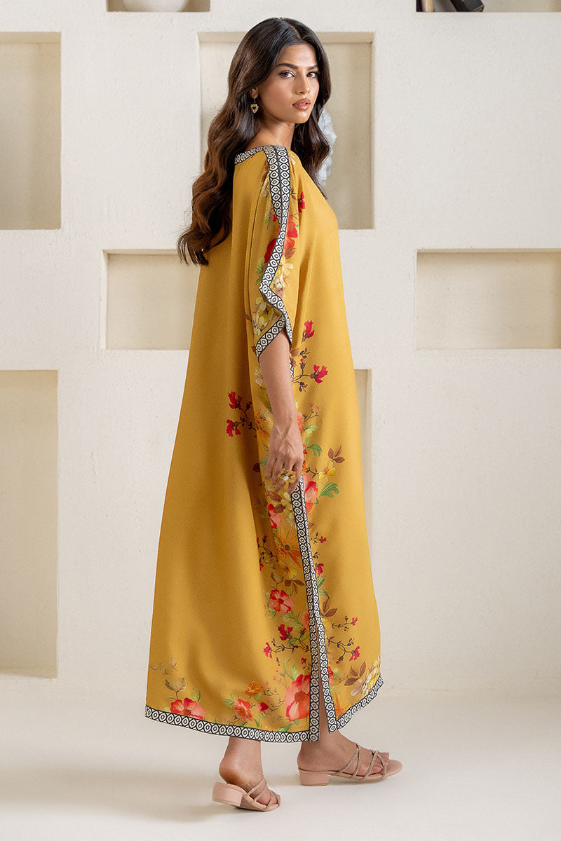 Cross Stitch | Exclusive Pret | Marigold Muse Printed Silk Shirt-5