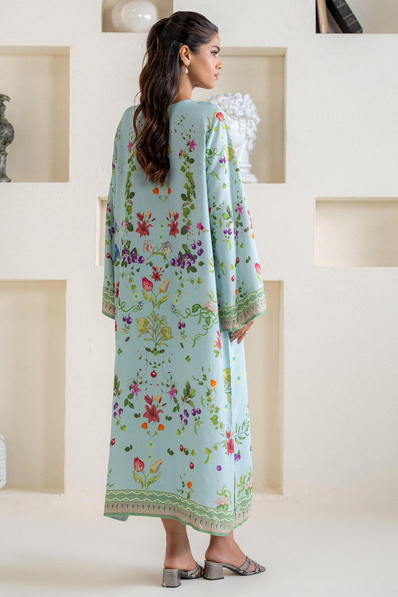 Cross Stitch | Exclusive Pret | Ocean Mist Printed Silk Shirt-5