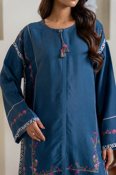 Cross Stitch | Exclusive Pret | Midnight Navy-2PC (Shirt & Trouser)