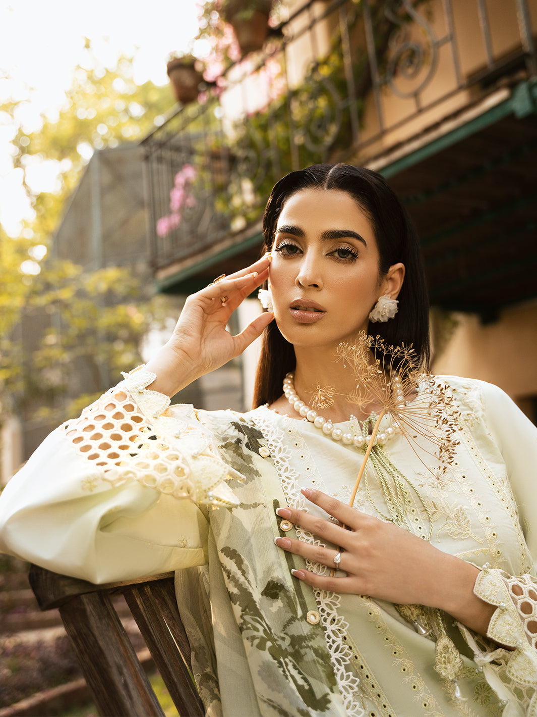 Izel | Dastak Luxury Lawn | SIRAA -  Izel Ladies Clothes - Original Designer Dress - House of Maryam
