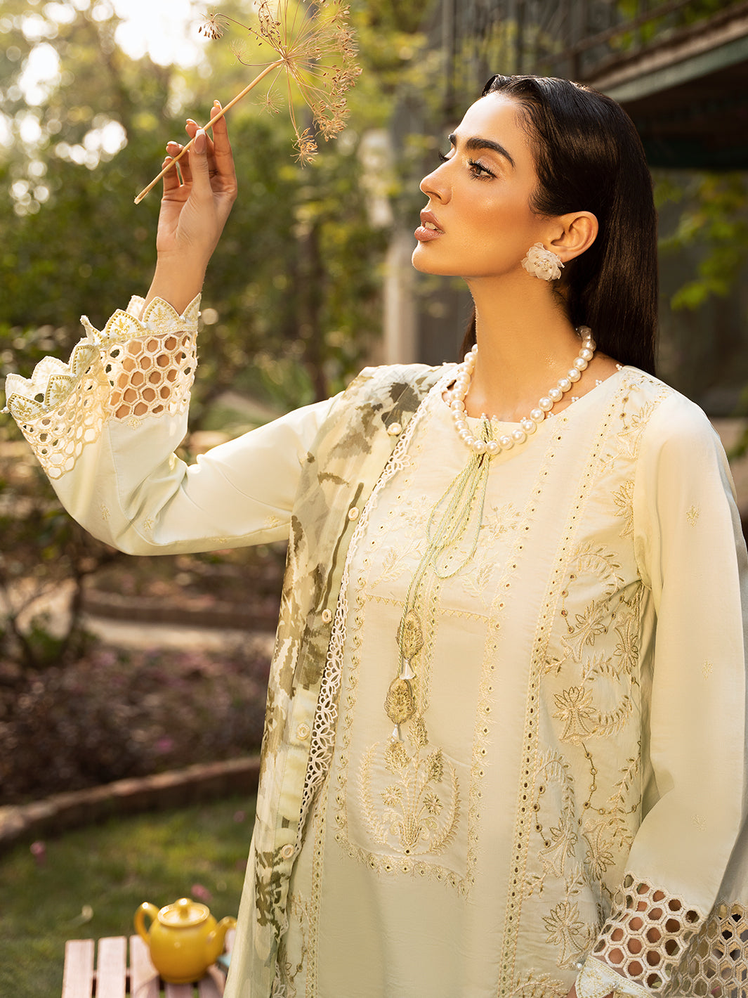 Izel | Dastak Luxury Lawn | SIRAA -  Izel Ladies Clothes - Original Designer Dress - House of Maryam