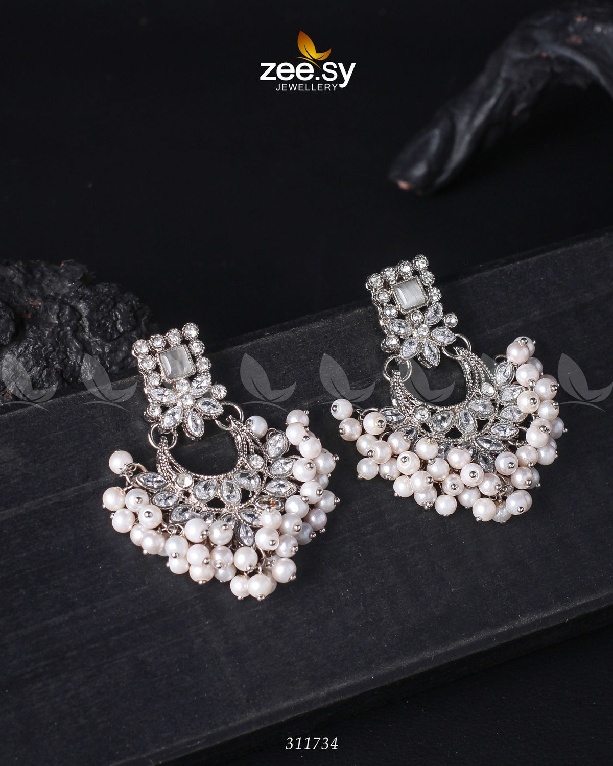 Lily Earrings -  Zeesy Earrings - Original Designer Dress - House of Maryam